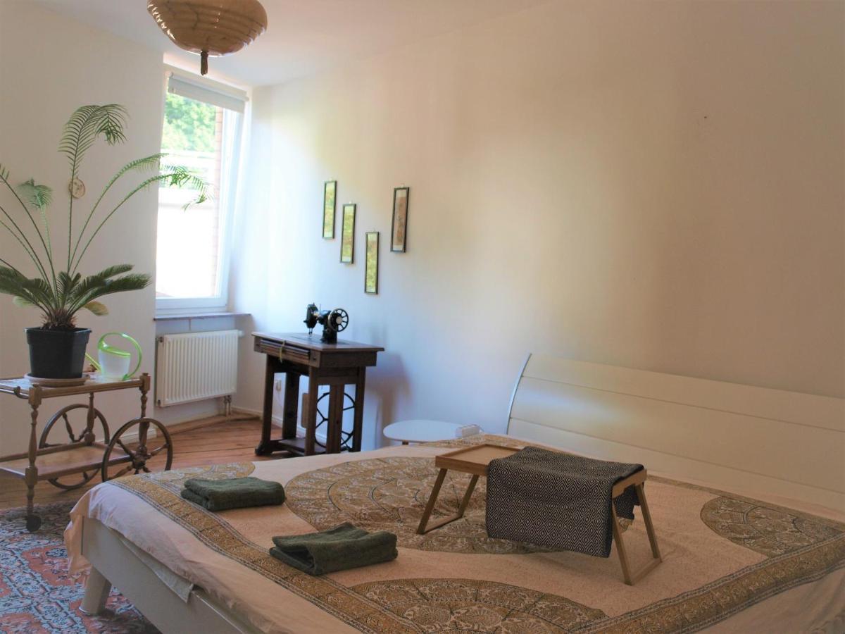 Vintage-Altbauwohnung, Smarttv & Kaffeevollautomat อิดาร์-โอเบอร์ชไตน์ ภายนอก รูปภาพ